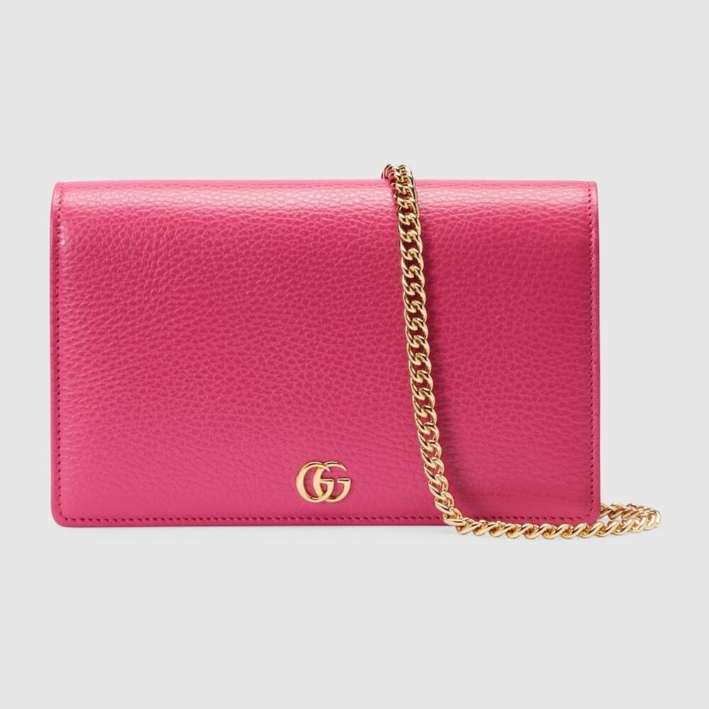 Authentic Gucci GG Marmont Wallet On A Chain